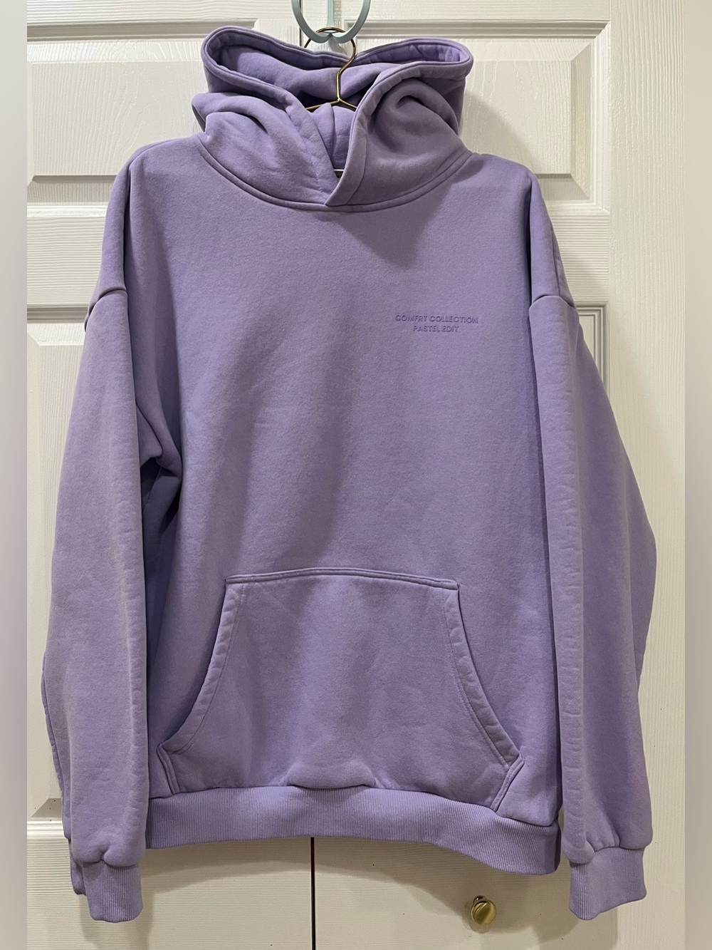 Comfrt collection pastel edit lavender hoodie size 2xl